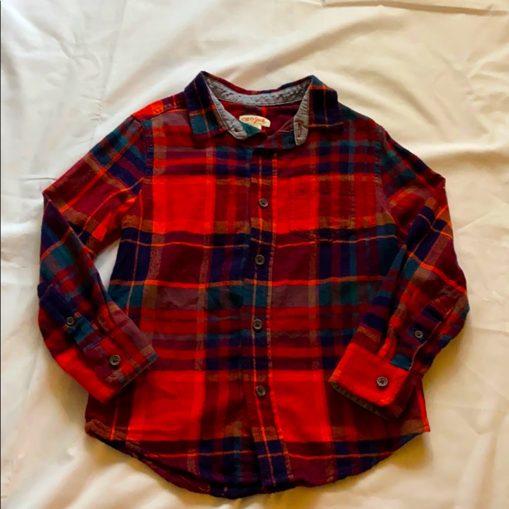 Cat and Jack longsleeve button down shirt